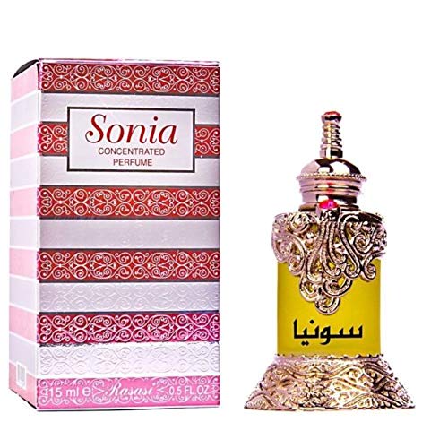 Sonia concentrated perfume oil by Rasasi alcohol free fragrance available in the UK