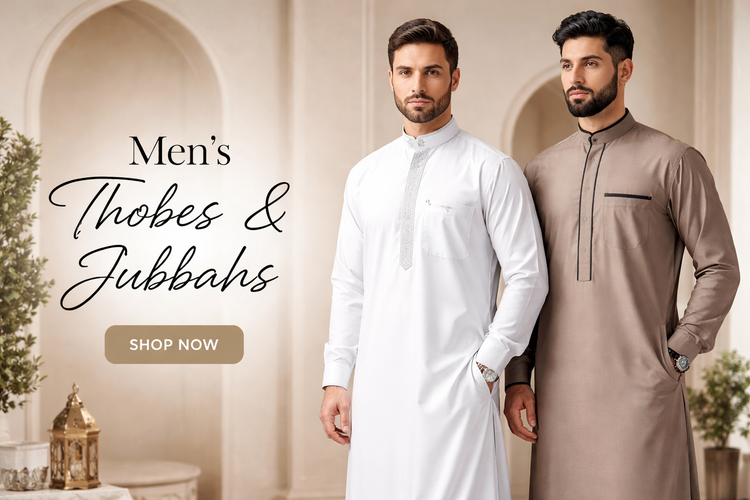 Premium men's thobes and jubbahs by Simply Zida for Jummah, Eid, Umrah and everyday Islamic wear in the UK