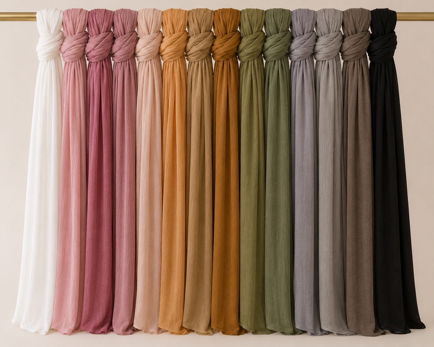 Premium jersey, georgette and viscose hijabs by Simply Zida in elegant colours with fast UK delivery