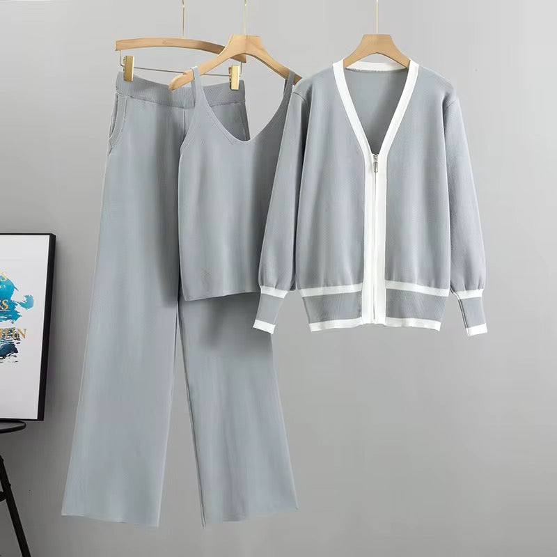 The Serene Knit Trio Set