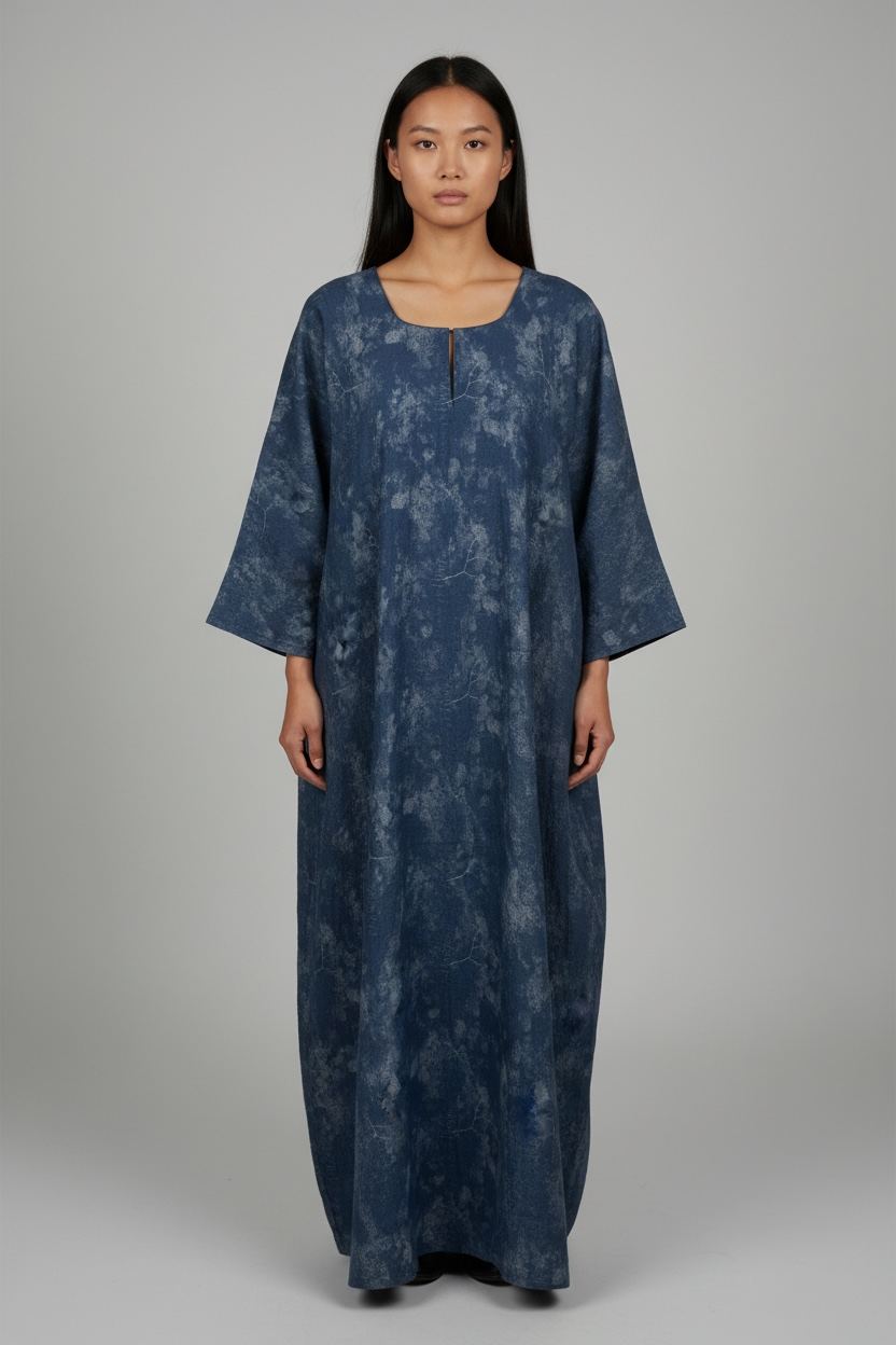 Luxury Cotton Printed Closed Abaya – Everyday Modest Wear (3 Colours)