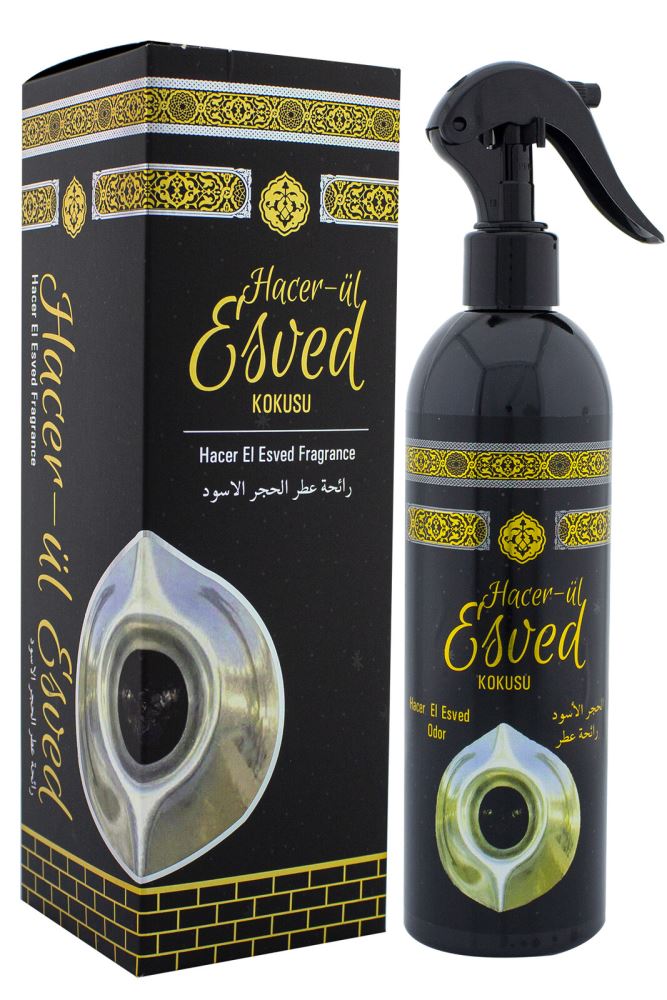 Haserul Esved room freshener spray for home and car use available in the UK