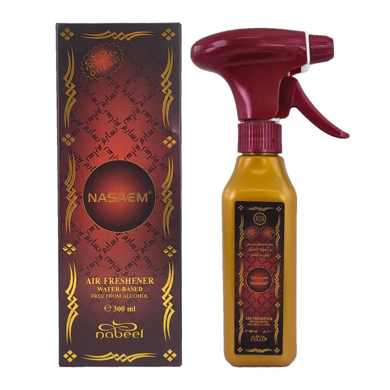 Nabeel air freshener spray by Naseem for home and car use available in the UK