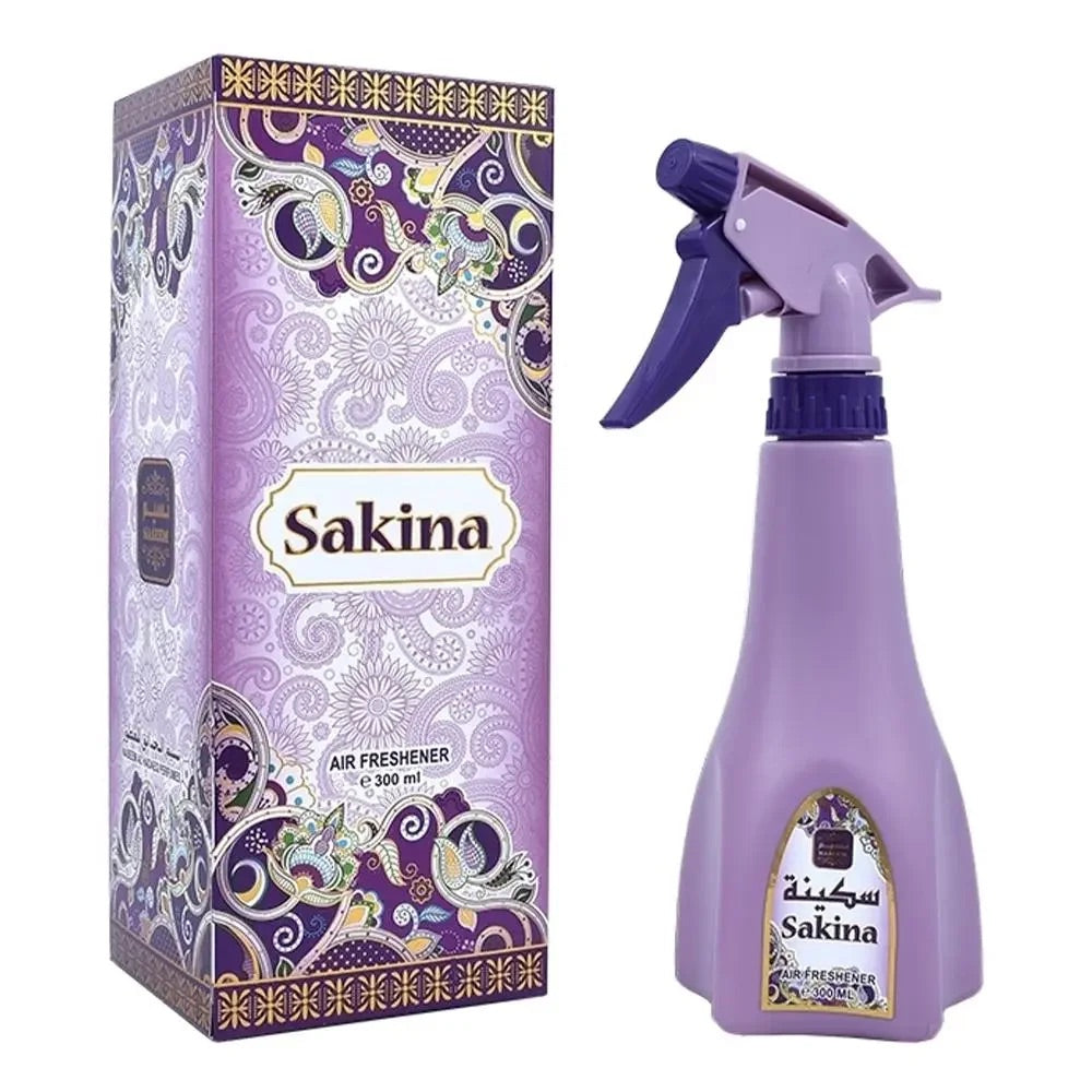 Sakina air freshener spray by Naseem for home and car use available in the UK